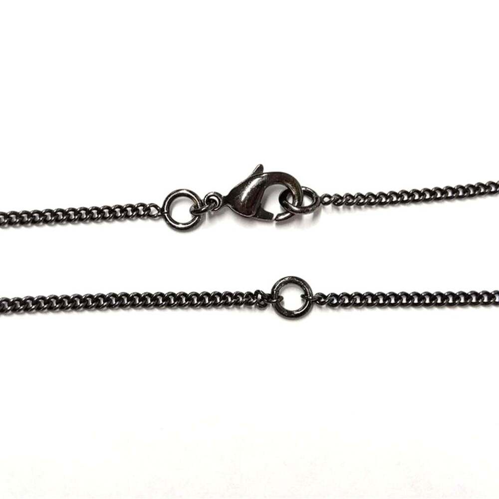 CHANEL Black Pearl Logo Necklace - Picture 4 of 5